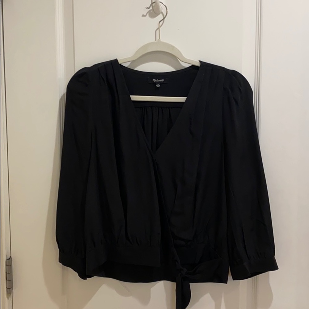 Madewell wrap shirt